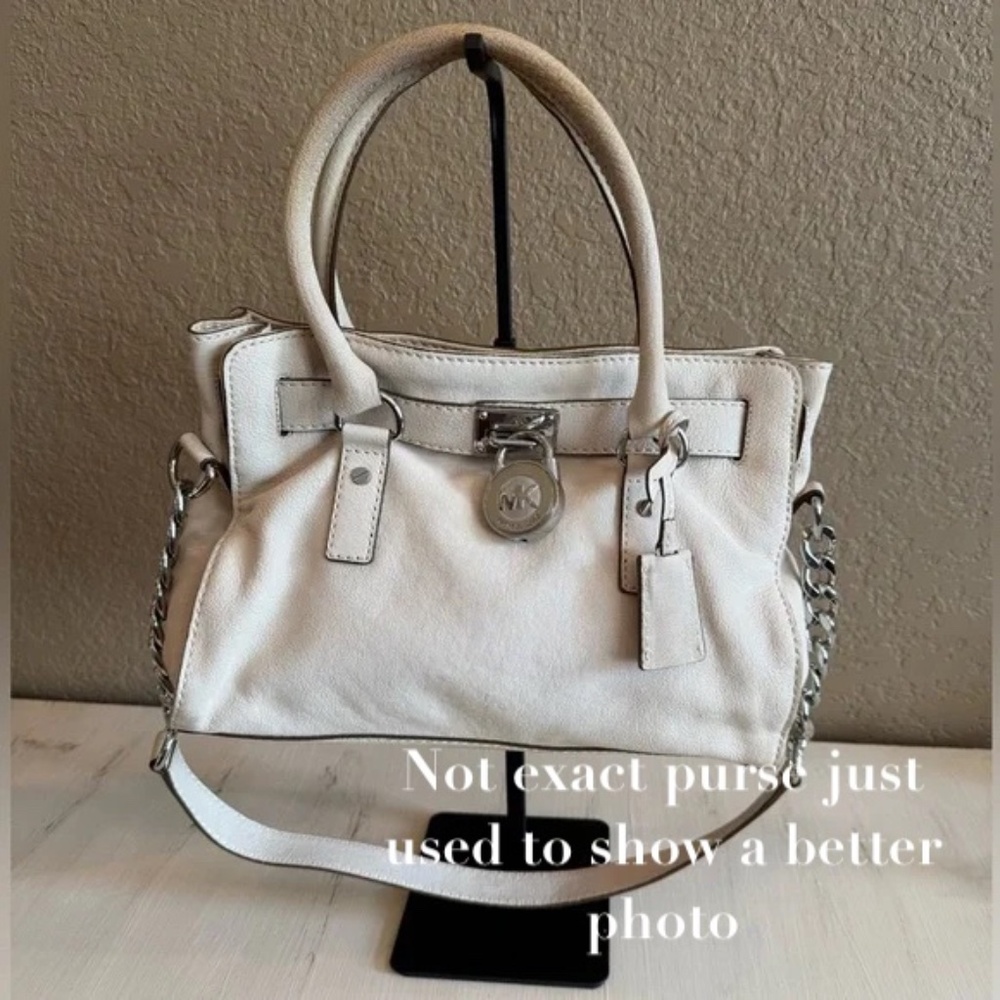 Michael Kors Cream Handbag with Handles & Shoulder Strap - Picture 2 of 11